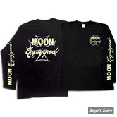 SWEAT SHIRT - MOON - MOON EQUIPPED - CROSS - COULEUR : NOIR - TAILLE S