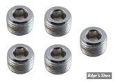 ECLATE N°A / PIECE N° 10 - Bouchons 1/8-27 NPT - OEM 45830-48 - CHROME - Les 5 PIECES