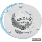 ECLATE I - PIECE N° 25 - COUVERCLE D EMBRAYAGE - BIG TWIN 70/99 - LIVE TO RIDE - CHROMÉ