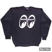 SWEAT SHIRT - MOON - MOON EQUIPPED - COULEUR : NOIR - TAILLE L