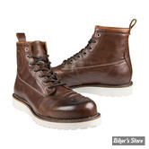 BOTTINES - JOHN DOE MOTORCYCLE - RIDING BOOTS IRON - MARRON