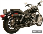 ECHAPPEMENT RUSH - FULL SYSTEM - LONG STYLE - DYNA 91/05 - STRAIGHT CUT - NOIR