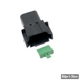 PRISE DEUTSCH IPC / DT SERIE - 8 BROCHES - FEMELLE - COULEUR : NOIR - OEM 72108-94BK - NAMZ
