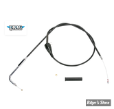 CABLE DE RETOUR POUR BIGTWIN & SPORTSTER 96UP - LONGUEUR :115.50 CM - OEM 00000-00 - DRAG SPECIALTIES - FINITION : INOX