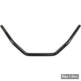 GUIDON DRAG BAR - DRAG SPECIALTIES - FLAT TRACK - AVEC EMPREINTES / TBW  - NOIR BRILLANT