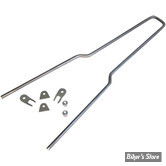 SISSY BAR POUR CADRE RIGIDE - HAUTEUR :  67CM / 26 1/2" - GASBOX - POUR CADRE RIGIDE - HAUTEUR : 26" 1/2 - TRAVELER - BRUT