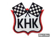 ECUSSON/PATCH - V-TWIN - KHK - TAILLE : 2.5" X 2.5" ( 5.45 CM X 5.45 CM ) - LA PAIRE