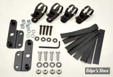 PARE BRISE NATIONAL CYCLE : KIT DE MONTAGE LOWBOY / CUSTOM / RANGER - FOURCHE DE 35MM - NOIR - KIT-HB