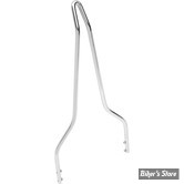 MONTANT DE SISSY BAR - CYCLE VISIONS - ATTITUDE OLD SCHOOL - LARGEUR 11" - HAUTEUR : 30" - CHROME