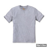 TEE-SHIRT - CARHARTT - WORKWEAR SOLID - GRIS CHINE - TAILLE S