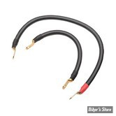 KIT CABLES DE BATTERIE - SPORTSTER 81/03 - TERRY COMPONENT - NOIR