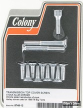 DOC B / N° 41 - VISSERIE DE CARTER SUPERIEUR - Big Twin 65/78 - OEM 1765W / 1766W / 34720-56 - COLONY - ALLEN / CHROME - 8748-12