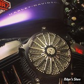 - FILTRE A AIR - ROLAND SANDS RSD - BT93UP / SOFTAIL 01/15 / DYNA 04/17 / TOURING 02/07 - EVOLUTION & TWINCAM - Venturi Air Cleaner Domino - CONTRAST CUT