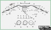  ECLATE S - PIÈCE N° 00 - ECLATE DES PIECES DE GUIDON - SPRINGER 1931/1948