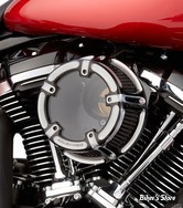 KIT FILTRE A AIR A.NESS - SOFTAIL 18UP / TOURING 17UP - NESS METHOD CLEAR SERIES AIR CLEANER - CONTRAST CUT - 18-960