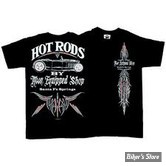TEE-SHIRT - MOON - MOON EQUIPPED HOT RODS - COULEUR : NOIR - TAILLE 3 / M
