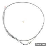 CABLE DE RETOUR POUR BIGTWIN & SPORTSTER 96UP - LONGUEUR : 93.50 CM - OEM 00000-00 - DRAG SPECIALTIES - FINITION : INOX