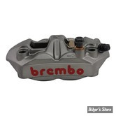 ETRIER RADIAL - ENTRE AXES : 108MM - ETRIER AVANT BREMBO - 4-PISTONS  - M4 RADIAL BRAKE CALIPER   - COTÉ DROIT - ARGENT ANODISÉ - 116-0125 / 20A39720