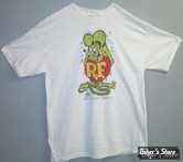 TEE-SHIRT - RAT FINK - BROTHER RAT ORIGINAL - COULEUR : BLANC - TAILLE 5 / XL