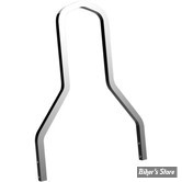 MONTANT DE SISSY BAR - LARGEUR : 11" / 27,95 CM - DRAG SPECIALTIES - SQUARE 11" - LARGEUR 11" - CHROME