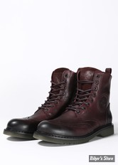 BOTTINES - JOHN DOE MOTORCYCLE - RIDING BOOTS SIXTY BUDAPEST - BORDEAUX