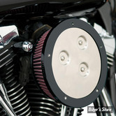 - FILTRE A AIR - ARLEN NESS - BIG SUCKER AIR FILTER KIT - STAGE 1 - TOURING 02/07 / SOFTAIL 01/15 / DYNA 04/17 / TWINCAM CARBU CV 99/06 - DERBY SUCKER AIR CLEANER - FILTRE STANDARD - PLAQUE NOIR - 18-386