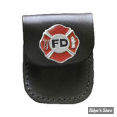 ETUI ZIPPO - CUIR - FIRE DEPT