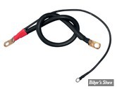Cable de batterie - LONGUEUR :  6" - MEGA TERRY COMPONENTS - COTE POSITIF - Longueur 6" / 15cm