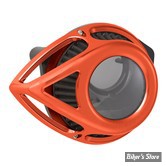 - FILTRE A AIR A.NESS - SOFTAIL 18UP / TOURING 17UP - CLEAR TEAR SERIES AIR CLEANER - ARLEN NESS ANODIZED COLLECTION - ORANGE - 600-000