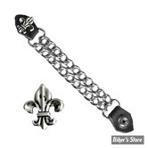 CHAINE EXTENSION GILET - FLEUR DE LIS