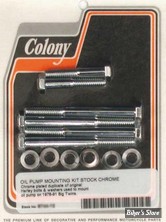 ECLATE K - PIECE N° 43 - VISSERIE DE POMPE A HUILE - BT79/91 - OEM 2872W / 3429 / 7036 - COLONY - TYPE : ORIGINE - CHROME - 8744-12