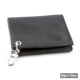 PORTEFEUILLE - AMIGAZ - LEATHER - TRIFOLD WALLET - BLACK SOFT