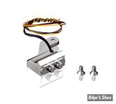 R/COMMUTATEUR - POUR KIT COMMANDE D'EMBRAYAGE A CABLE REBUFFINI - ELLIPSE & COMET - 2 BOUTONS - CHROME