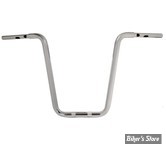 GUIDON 32mm SUR RISERS 32MM - HAUTEUR : 45.70 CM / 18" -  DRAG SPECIALTIES - TOURING - FLTRX 23UP - CHROME - 0601-6562