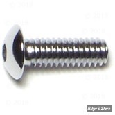 VIS TETE BOMBEE 8-32 X 12.70MM - ALLEN - CHROME 