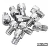 VIS TETE ALLEN / BTR - 3/8-16 X 12.70MM / 1/2" - COLONY - CHROME - LE PAQUET DE 10 PIECES