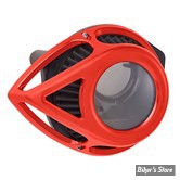 FILTRE A AIR - ARLEN NESS - CLEAR TEAR SERIES AIR CLEANER - TOURING 08/16 / SOFTAIL 16/17 / DYNA FXDLS 16/17 - ANODISE ROUGE - 18-901