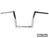 32 MM - GUIDON TODD'S CYCLE - SPRINGER FXSTS / FLSTS 88/11 - STRIP HANDLEBAR - HAUTEUR  : 30.50 CM / 12" - CHROME