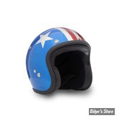 CASQUE JET - 70'S - CAPTAIN AMERICA - COULEUR : BLEU/BLANC/ROUGE - TAILLE 3 / M - 57/58CM