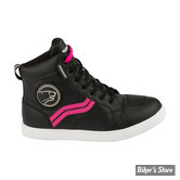 SNEAKERS - BERING - STARS EVO - NOIR/FUCHSIA