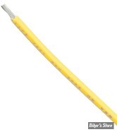 FIL ELECTRIQUE 0.80MM / 18-GAUGE - NAMZ - COULEUR : JAUNE - LES 5 METRES