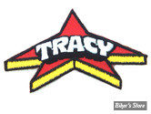 ECUSSON/PATCH - V-TWIN - TRACY PRODUCTS - TAILLE : 2.37" X 1.38" ( 6 CM X 3.50 CM ) - LA PAIRE