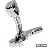 RISERS LA CHOPPERS - SMOOTH - HAUTEUR -140MM / 5.5" - PULLBACK - CHROME