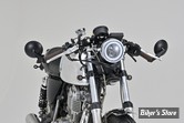 RETRO DAYTONA -  RETROVISEUR DAYTONA - TYPE 9 - POUR GUIDON DE Ø 22.00MM / 7/8" OU 25.40MM / 1" - NOIR - COURT - 89813 - LA PAIRE