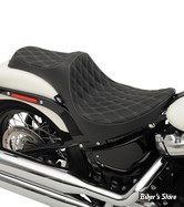 SELLE DUO - SOFTAIL FLDE / FLSL / FXBB / FLHC / FLHCS / FXST 18UP - DRAG SPECIALTIES - PREDATOR III - DOUBLE DIAMOND / COUTURES ARGENT