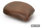 SELLE MUSTANG - WIDE TRIPPER - SOFTAIL FLST 05/16 - SMOOTH - MARRON - POUF PASSAGER - 10"