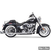 ECHAPPEMENT BASSANI - TRUE DUAL - FISHTAIL - SOFTAIL 07/17 - 30" - CHROME