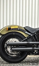 SILENCIEUX - RINEHART RACING - 3″ SLIP-ON EXHAUST - SOFTAIL FLSTN/FLSTSB/FLS 07/17 - NOIR / EMBOUTS : NOIR - 500-0203