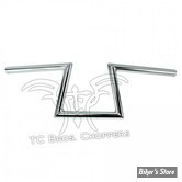 -  Guidon TC. BROS - TC BROS. 1" SLANT Z HANDLEBAR - SANS EMPREINTES - CHROME - 101-0133