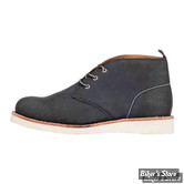 CHAUSSURES - DICKIES - NEBRASKA CHUKKA BOOTS - CUIR - COULEUR : NOIR - TAILLE 40 / 6 US - (NEUF: NI REPRIS, NI ECHANGEE)